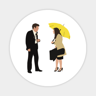 ted mosby & Tracy McConnell Magnet